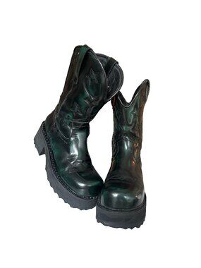 John Fluevog Ankle Cowboy Boots